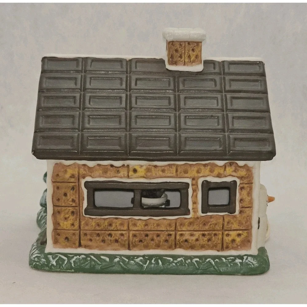 EUC The Original S'Mores Cabin House Lighted Christmas Midwest Of Cannon Falls